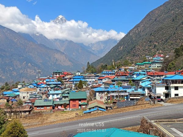 namche bazaar view